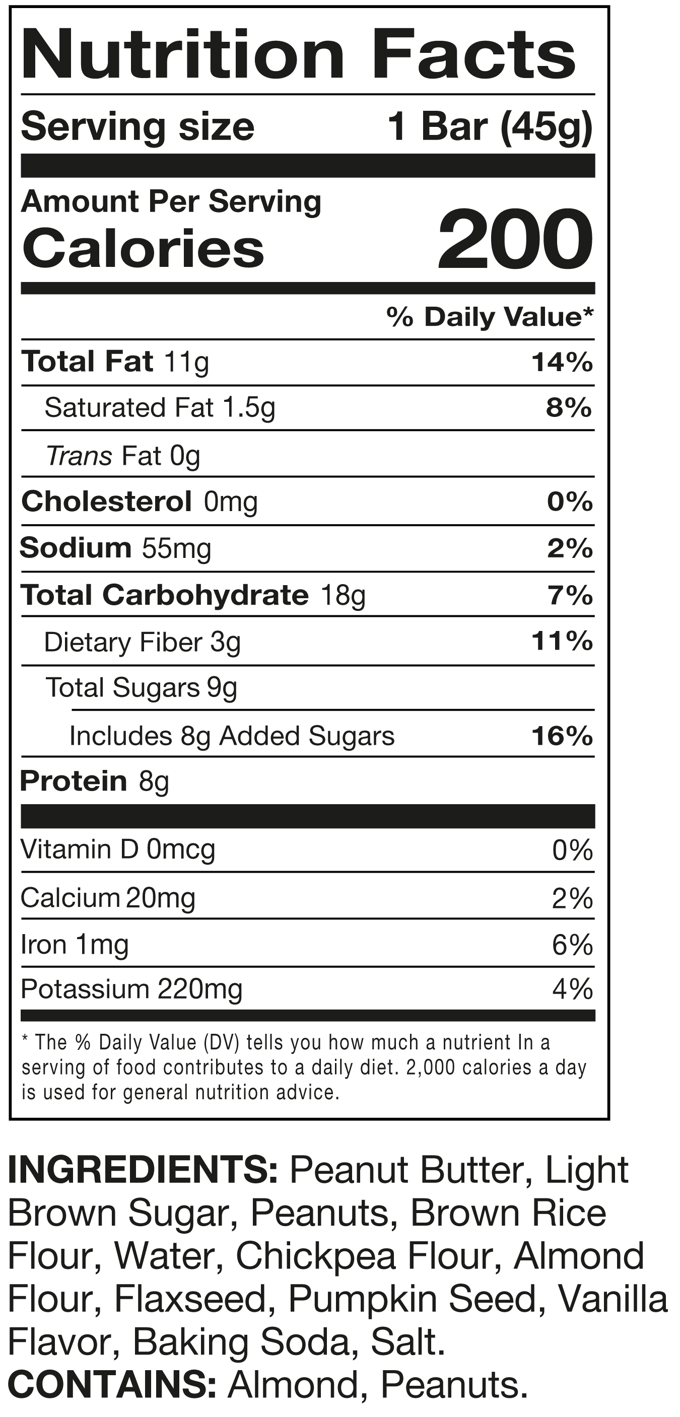 Best Bake Soft Baked Bar Peanut Butter