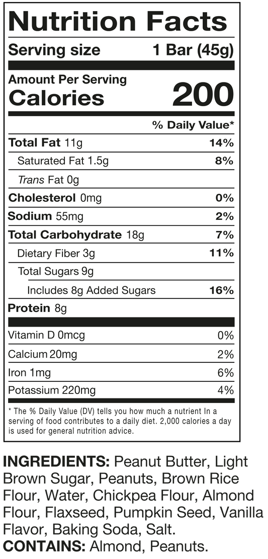 Best Bake Soft Baked Bar Peanut Butter